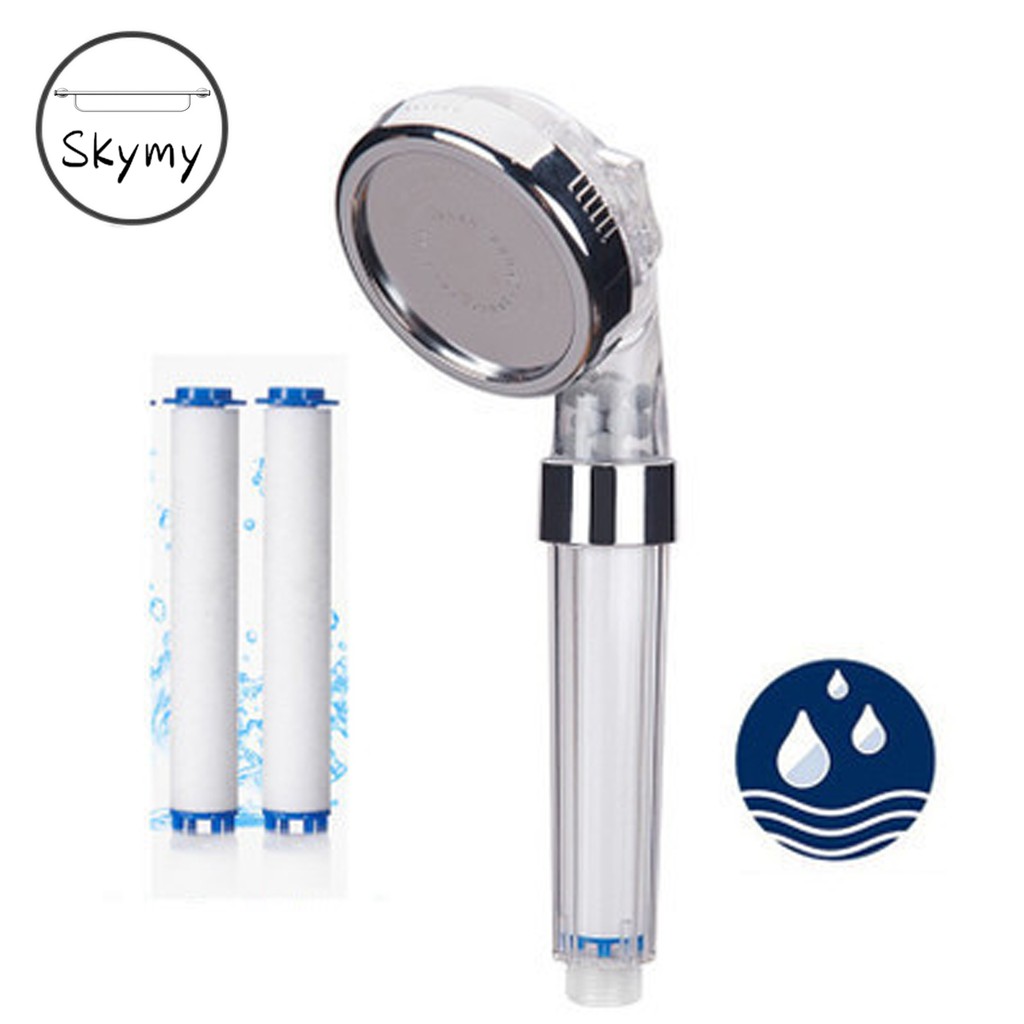 TMYMT 3 Modes Purifying Anion Showerhead With Filter Handheld Filter impurities, Strong water
