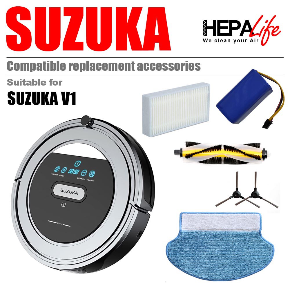 SUZUKA Robot vacuum cleaner Compatible accessories Shopee Singapore