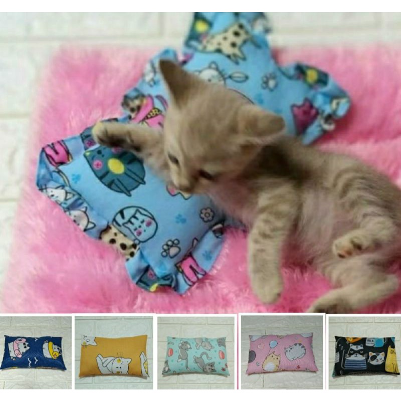 Cat Bolster Pillow Set/mini dacron Animal Bolster Pillow/(Not Mattress