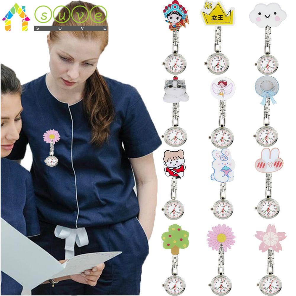 SUBEI Digital Nurse Watch Health Care Lapel Pin Watches Pocket Watch