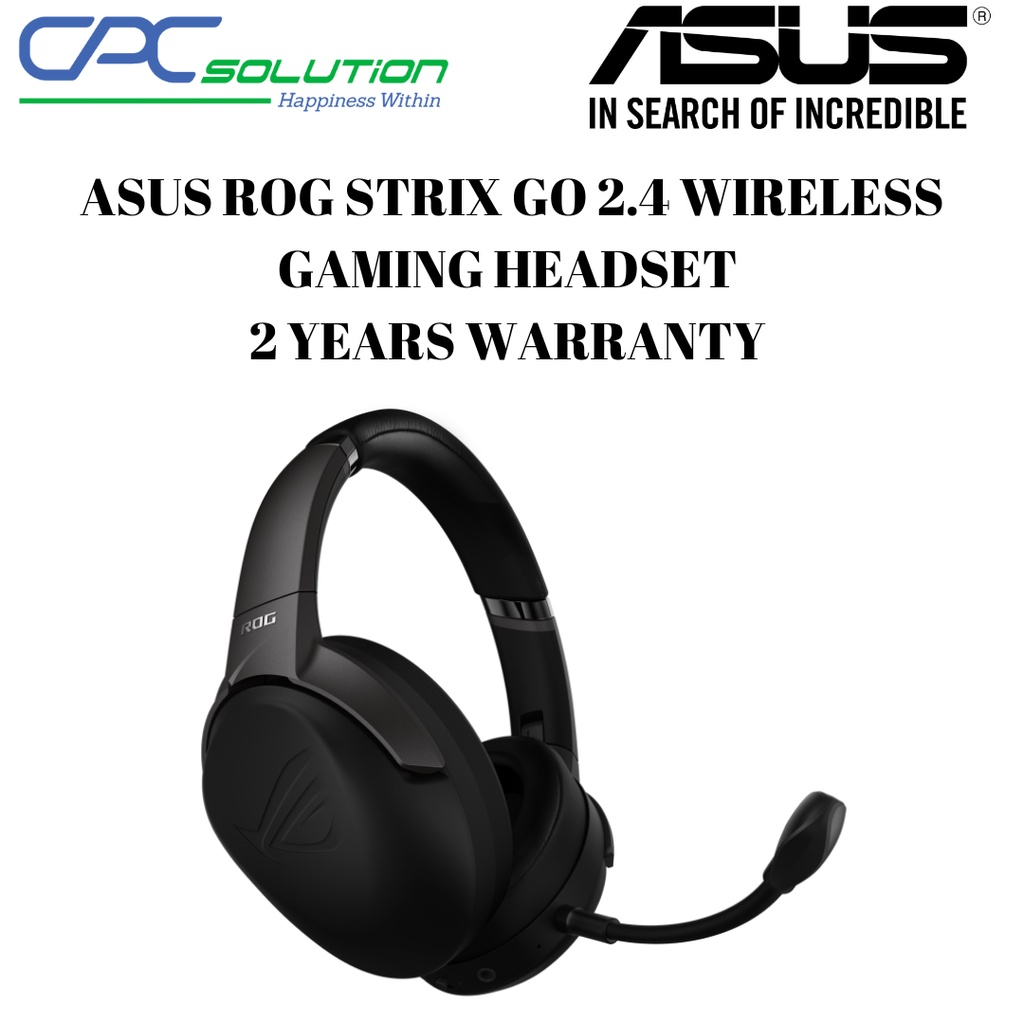 ASUS ROG STRIX GO 2.4 WIRELESS GAMING HEADSET 2 YEARS WARRANTY Shopee