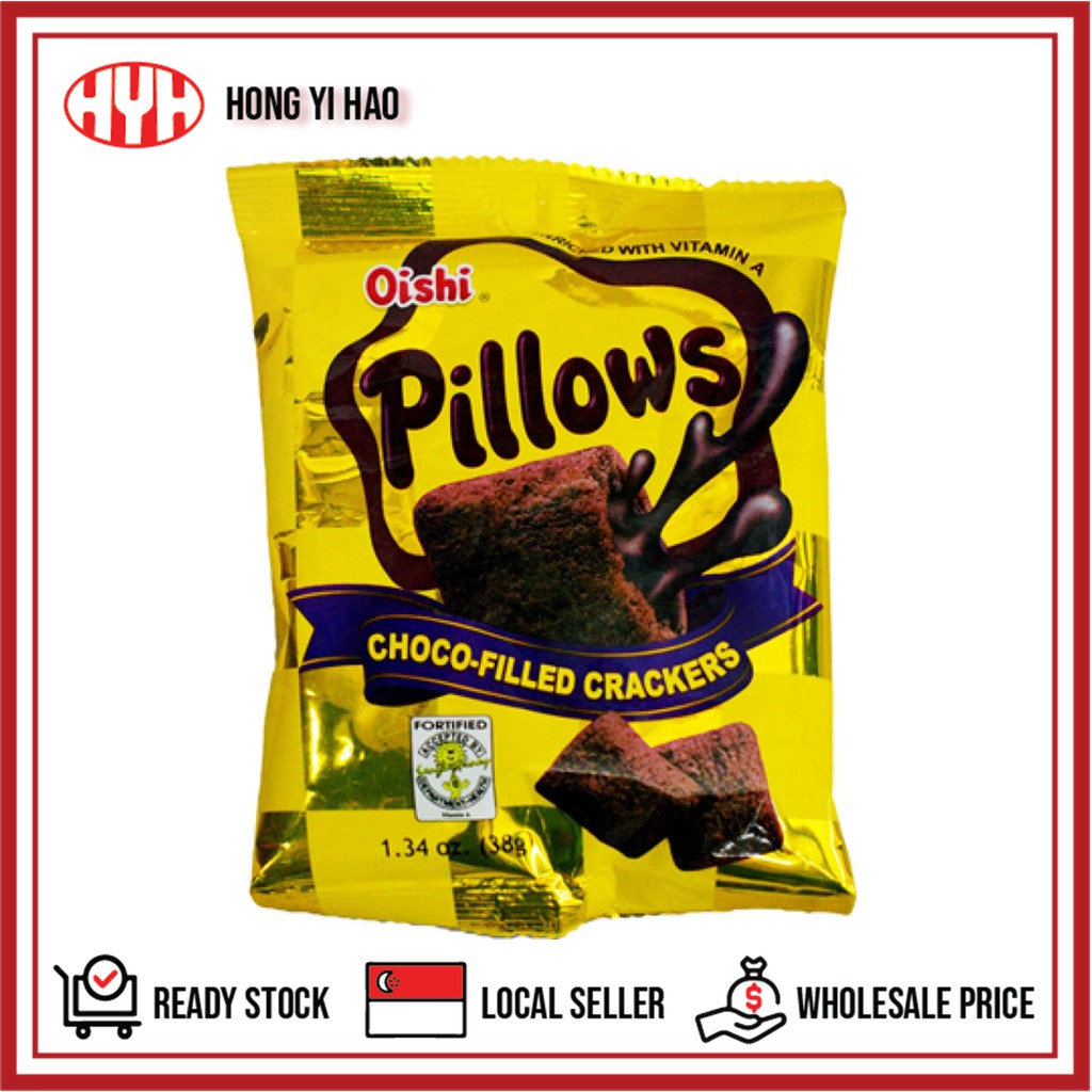 Oishi Pillows Chocolate Cracker (25x38g) Shopee Singapore