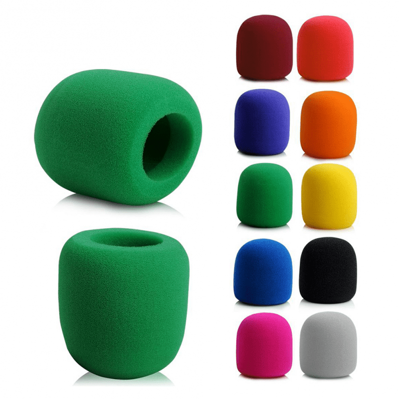 Microphone Pop Filter Sponge Multi Color Replacement Foam Wireless