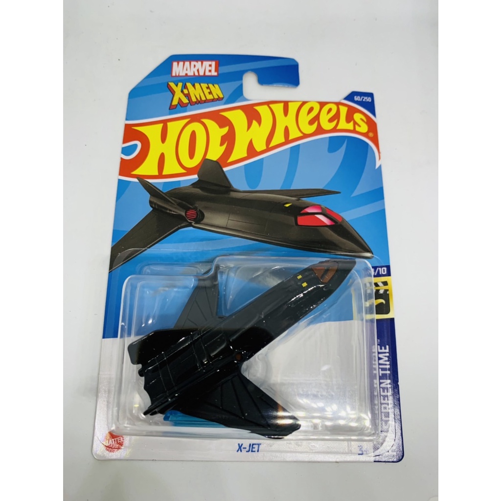 HITAM Hot WHEELS HOT WHEELS XJET Black MARVEL XMAN HW SCREEN TIME LOT
