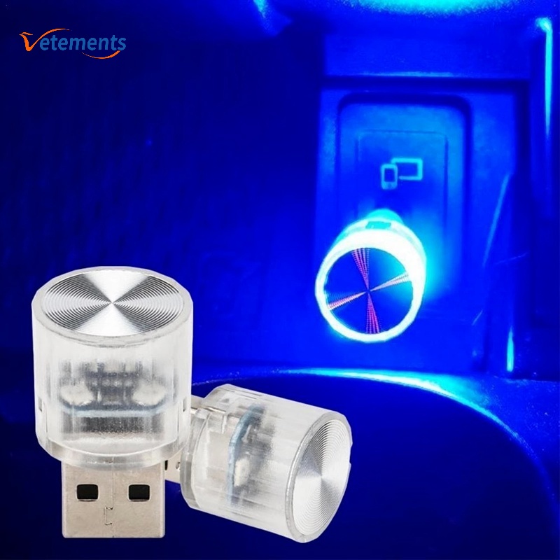 Mini LED Car Interior Night Lights/ USB Portable Plug Play Automotive
