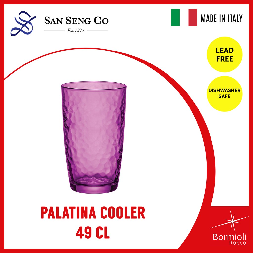 San Seng Bormioli Rocco Palatina 490ml Tall Drinking Glass (Set of 6PCS