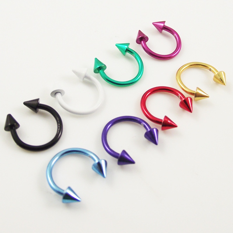 *Piercing Kit Surgical Stainless Steel C Rod Body Piercing Belly Button