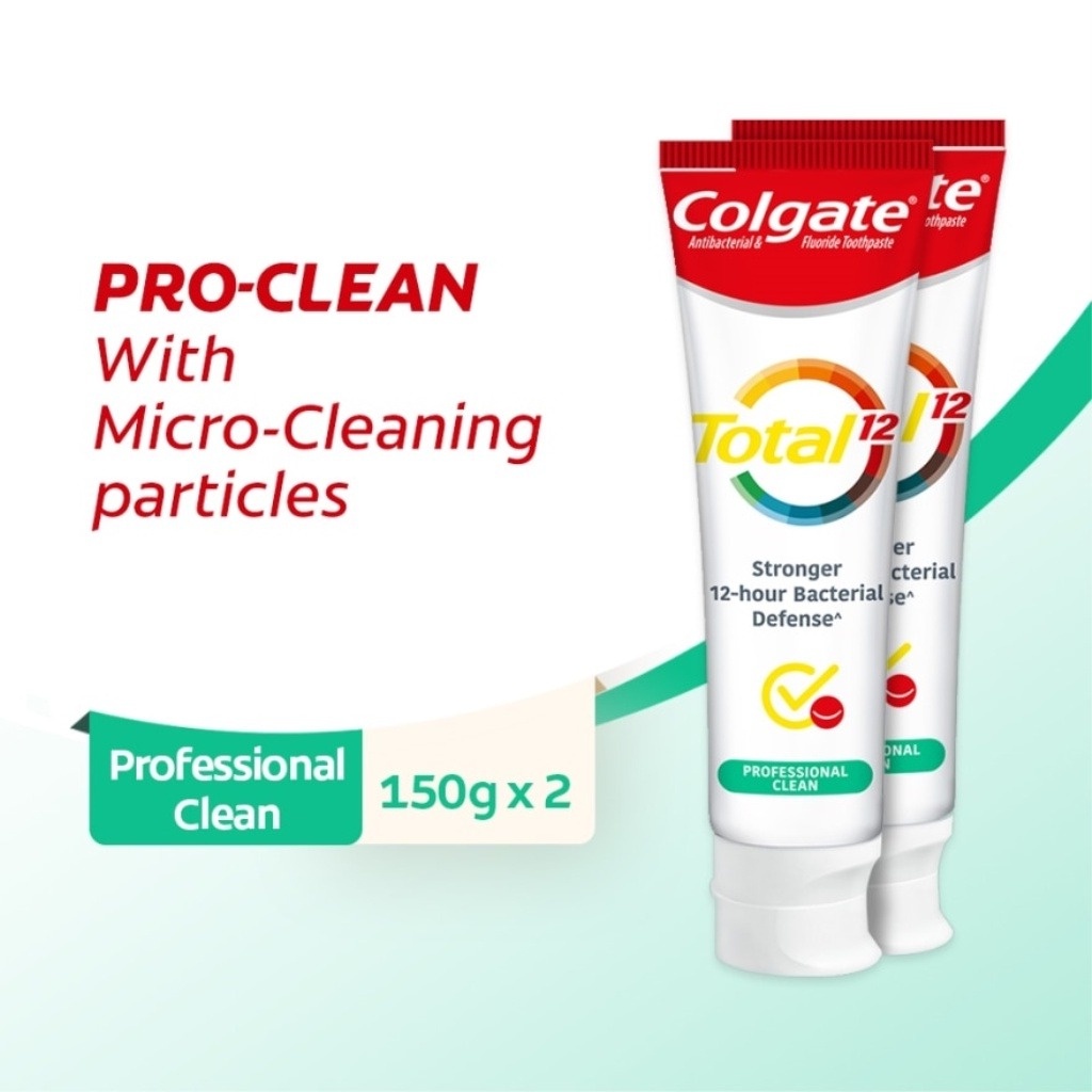 Colgate Total 12 Toothpastes 150gx2 Value Pack Shopee Singapore
