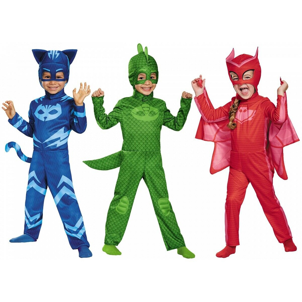 PJ Masks Costume Toddler 312 Years Old Kids Halloween Cat Boy Dress Up