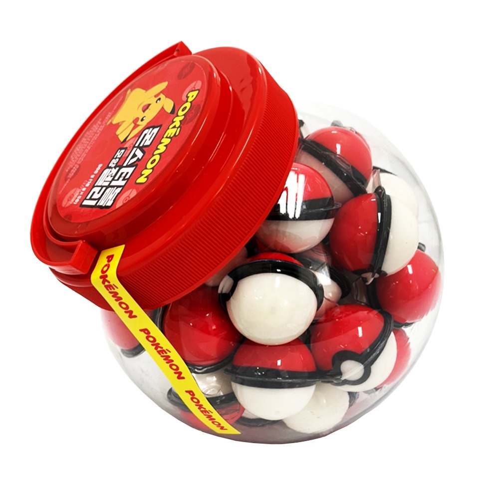 Pokemon Monster Ballshaped Jelly 50 pieces fruitflavored jelly From