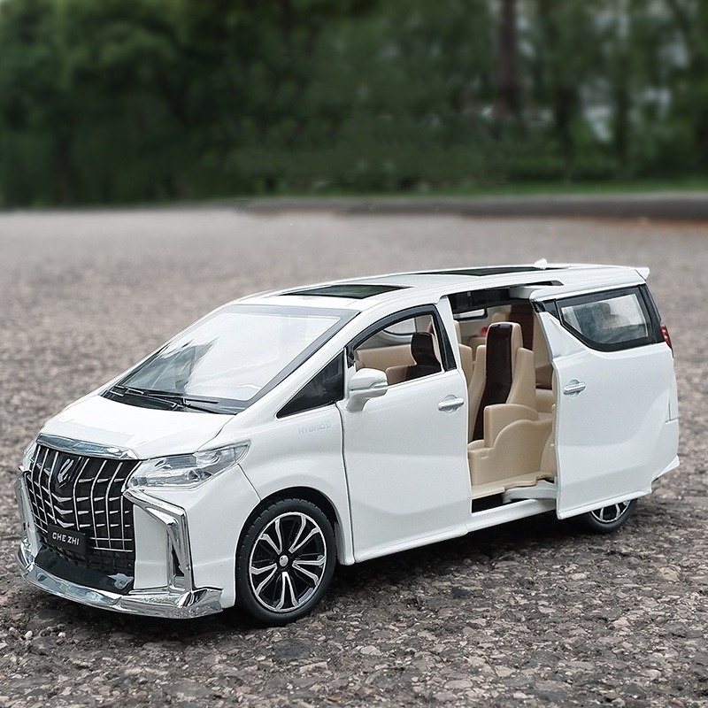 【READY STOCK】124 Toyota Alphard Accessories Diecasts Car Model MPV
