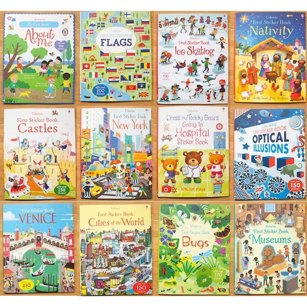 Usborne sticker books Shopee Singapore