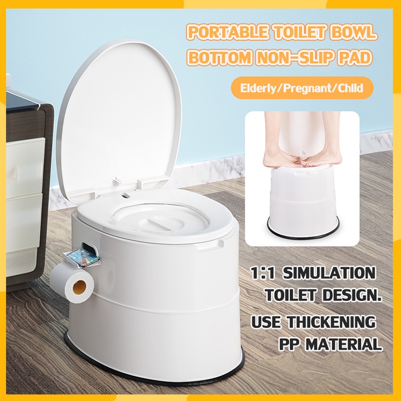 Portable toilet(wt extra bottomless barrel) woman pregnant toilet