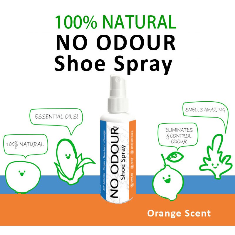 Natural shoe deodorizer spray Shoe Deodorant Lavender Peppermint and