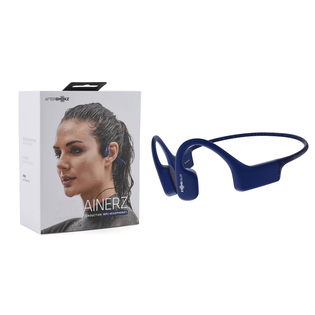 AfterShokz Xtrainerz OpenEar MP3 Player Swimming Headphones ( Sapphire