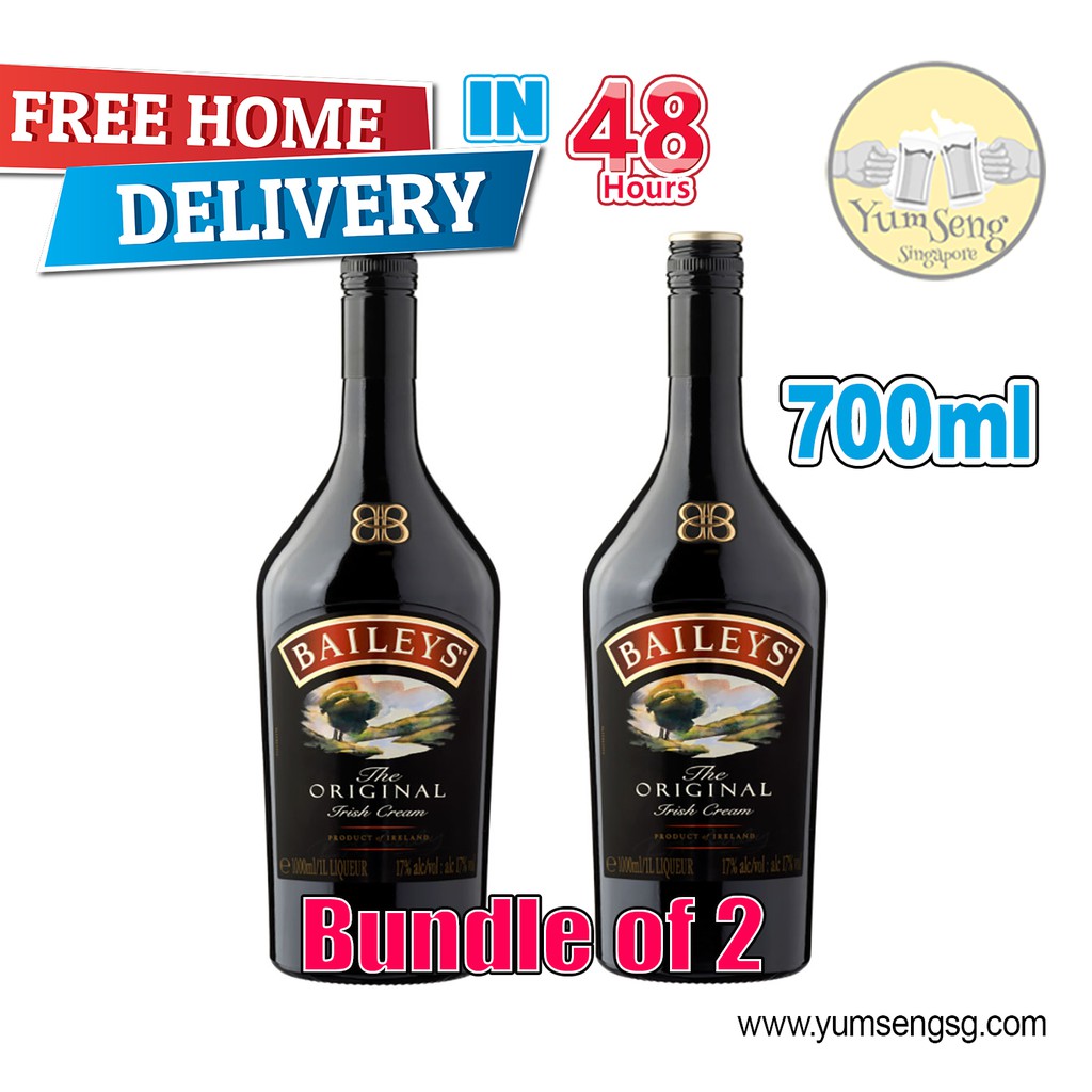 Baileys Irish Cream 700ml (Bundle of 2)(BBD07/24) Shopee Singapore