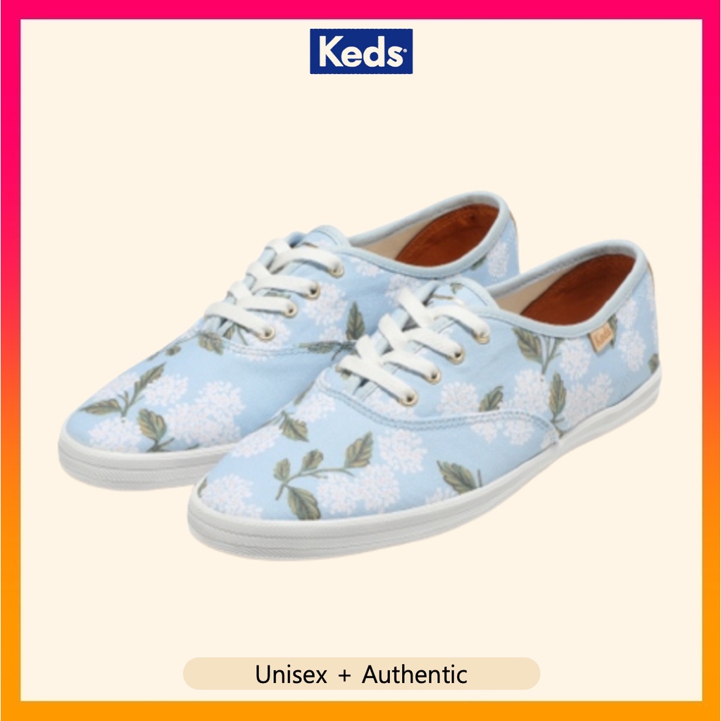 Keds Women's Vintage Champion Rifle Paper Hide Ranger Sneakers Shopee Singapore