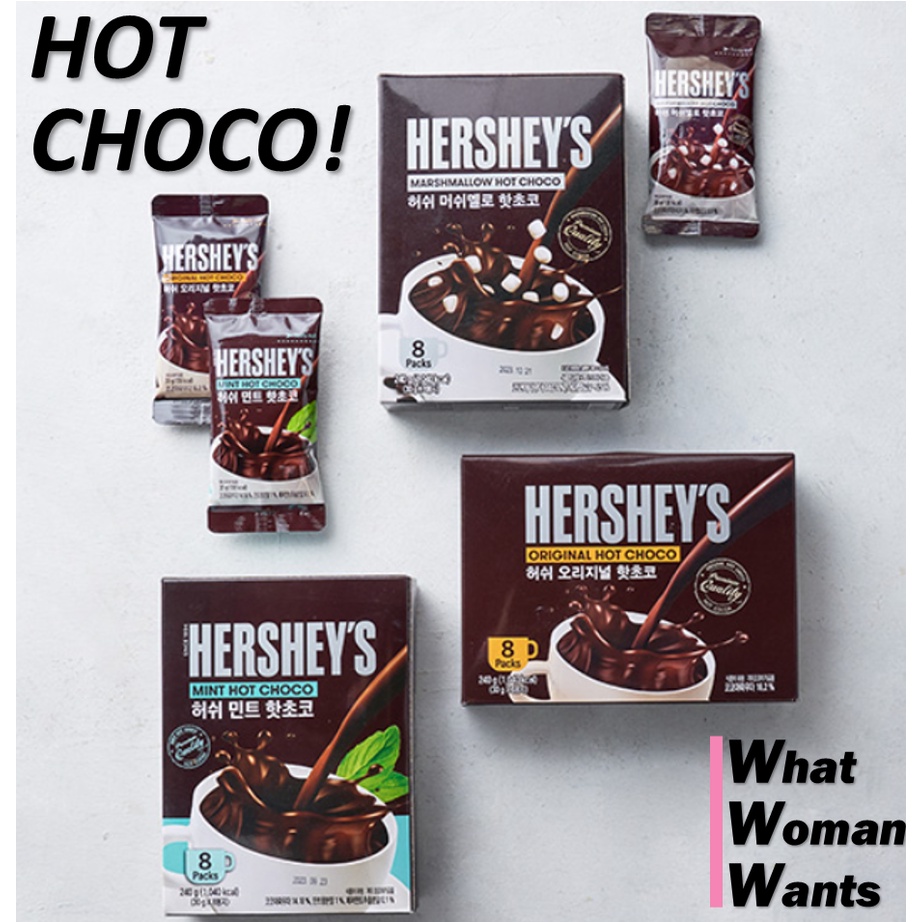 [Hershey's] Hot Chocolate Drink Powder Stick Canister (with Freegift