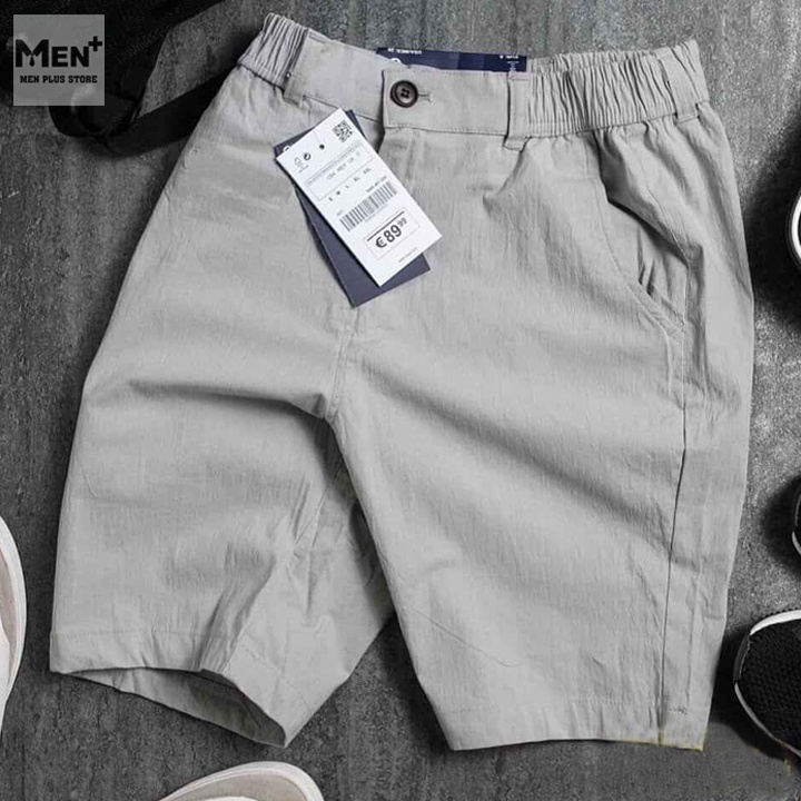 High quality linen linen shorts for men to wear super light and cool
