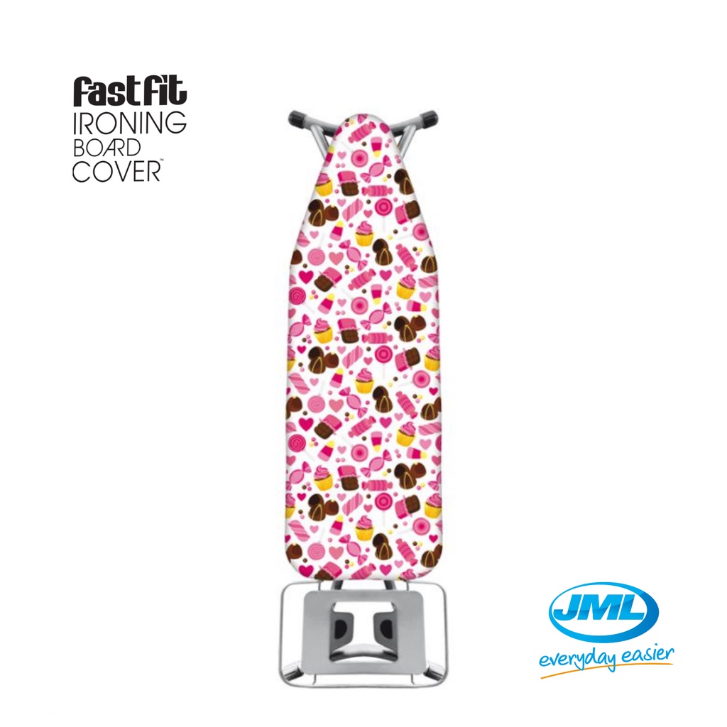 [JML Official] Fast Fit Ironing Board Cover with Fur Away 139 x 49cm