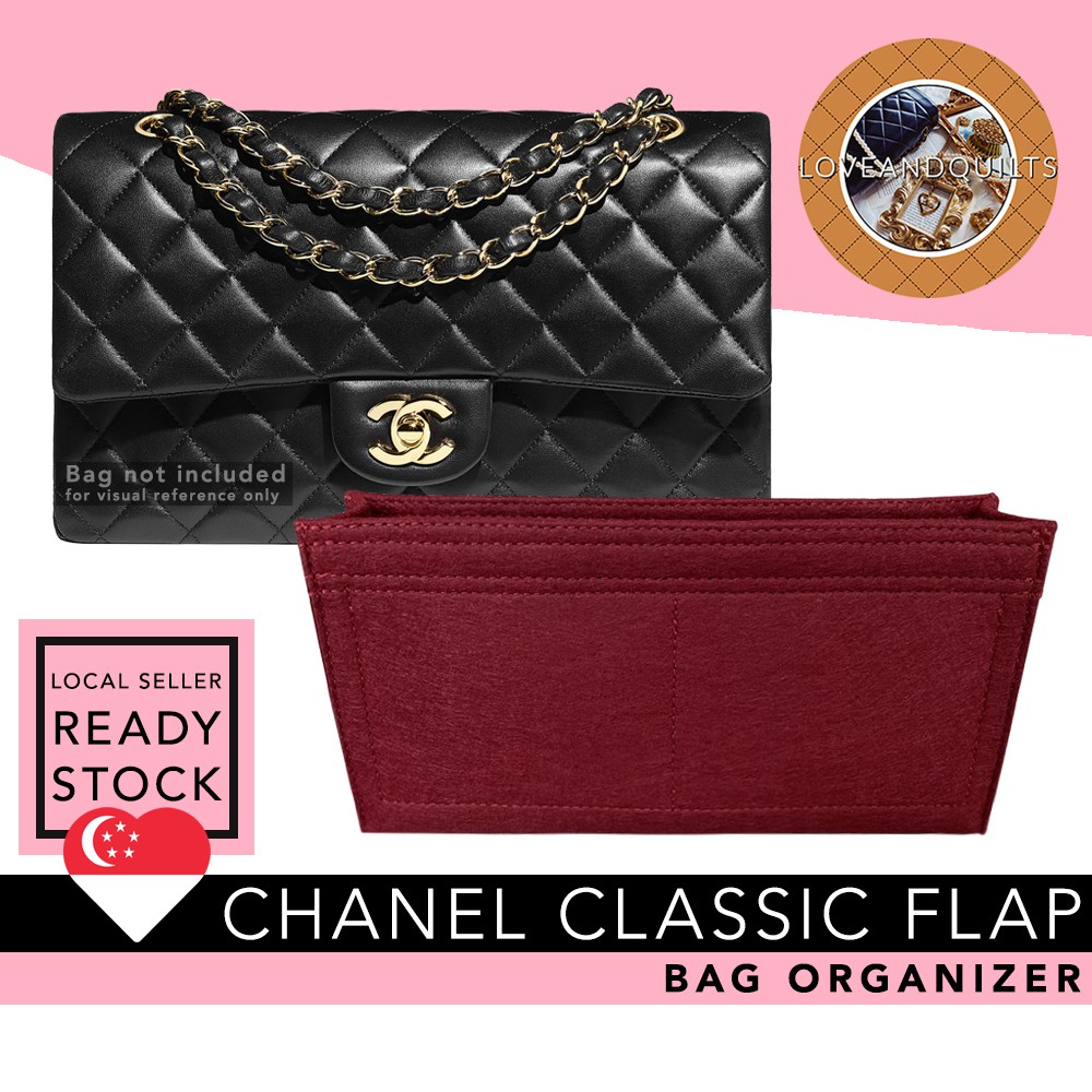 [SG] ️Chanel Classic Flap Bag Organizer bag Insert bag Shaper bag Liner