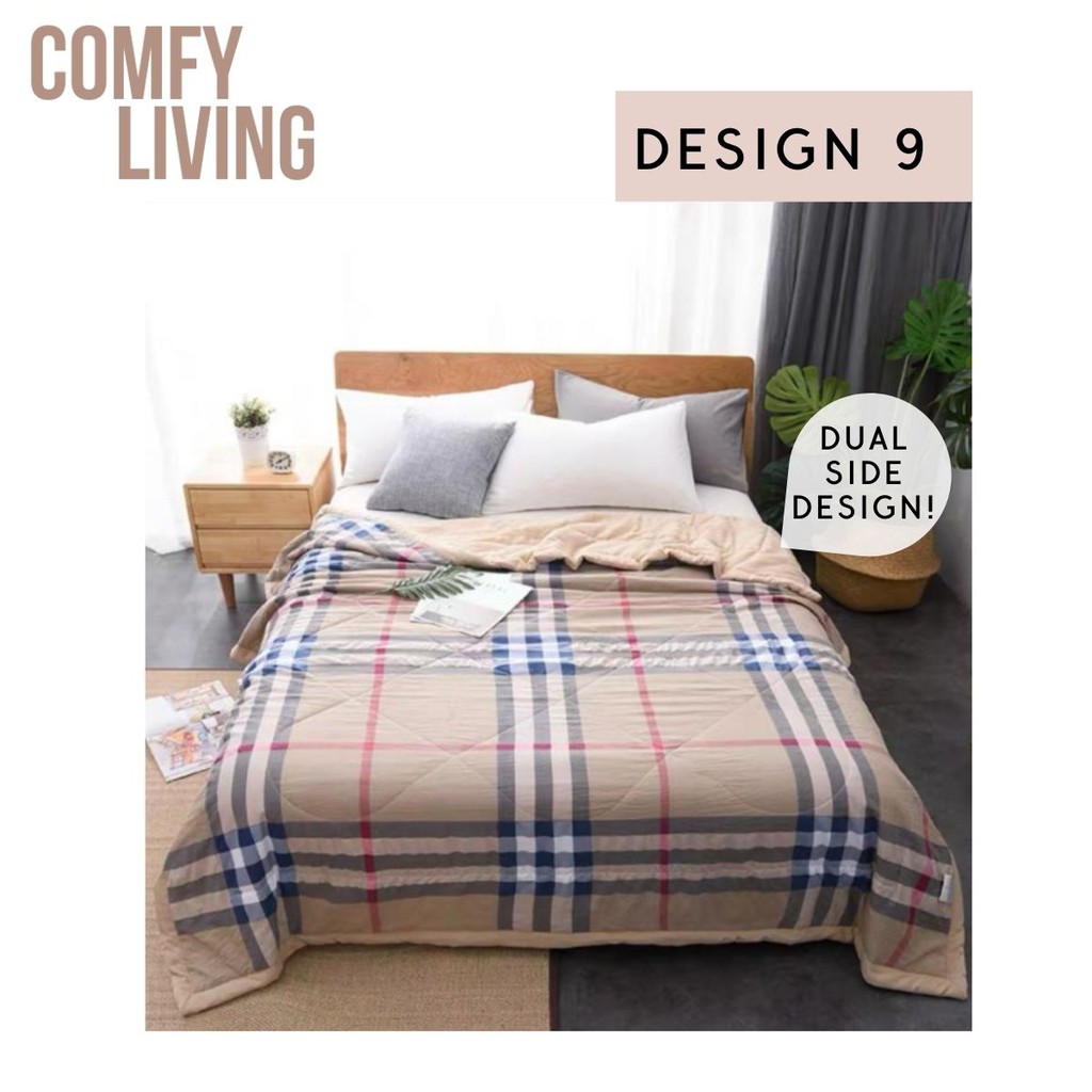 Jap Style Soft Blanket Summer Blanket Suitable for Singapore