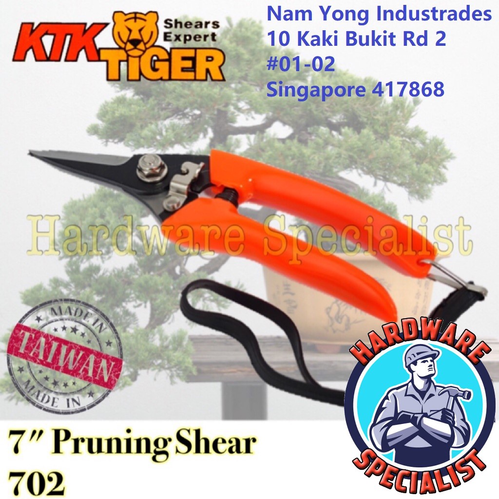7" Pruning Shears / Gardening Shear MADE IN TAIWAN Shopee Singapore