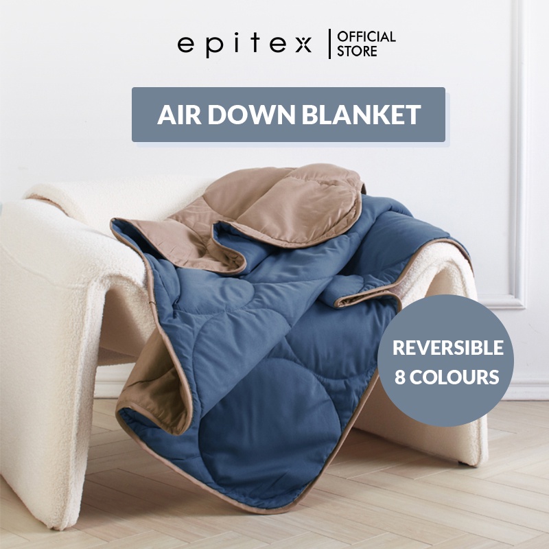 Epitex Air Down Reversable Blanket Comforter Duvet Soft Single