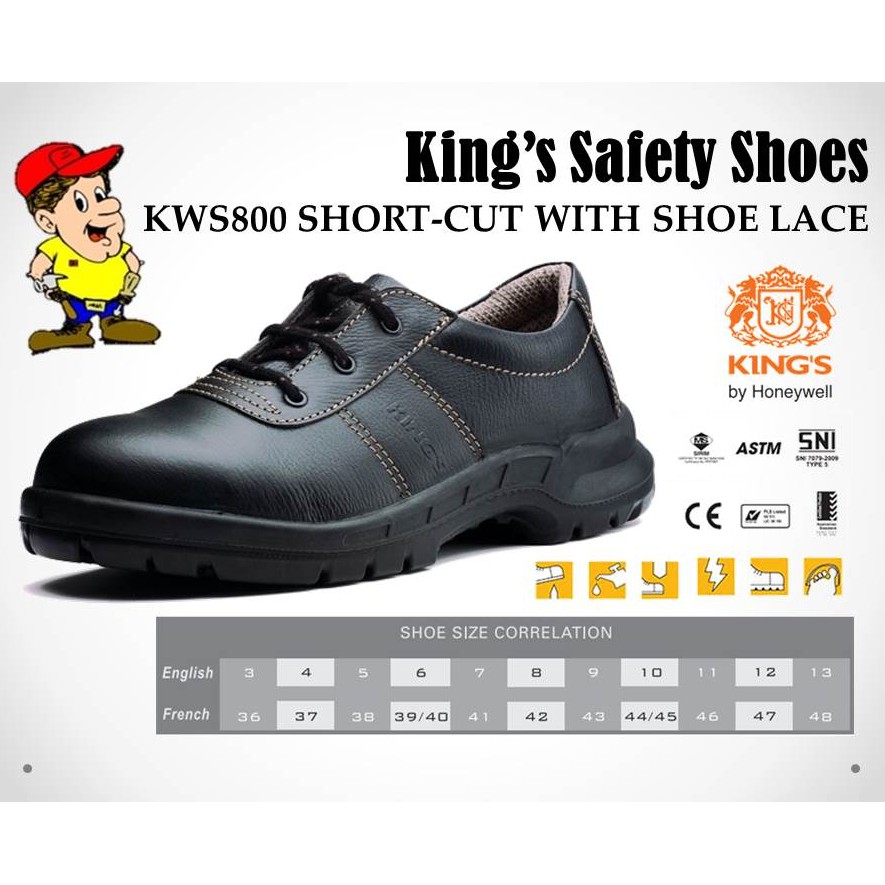Kings Safety KWS800 Shoes REPLACE TO KWS200 Shopee Singapore