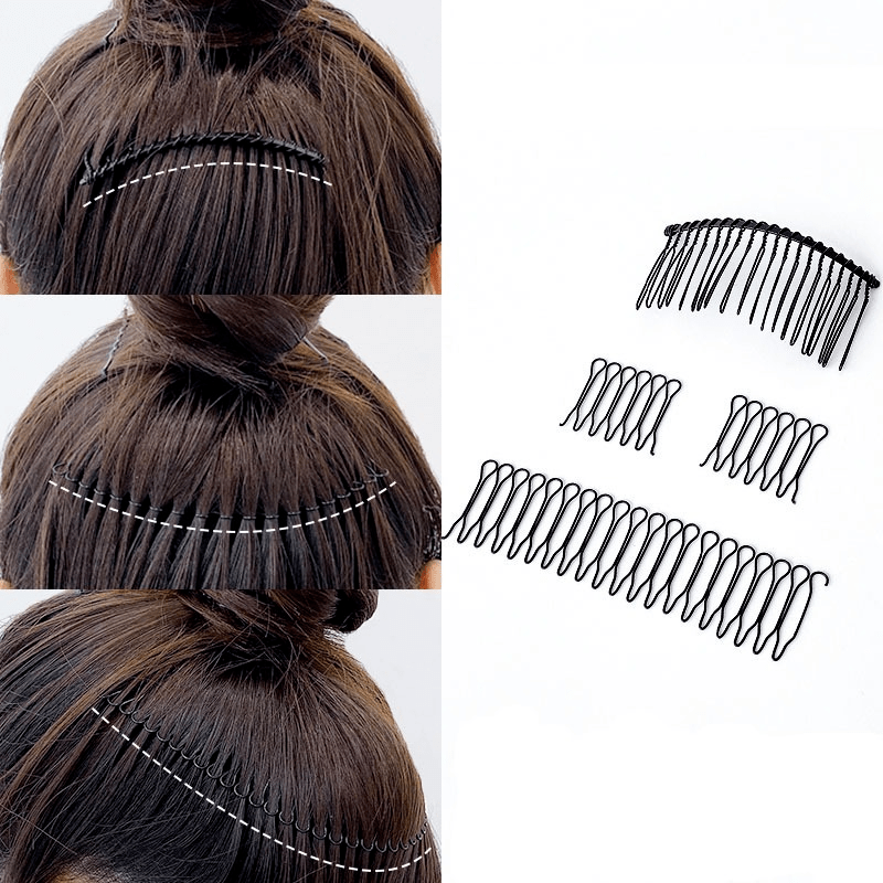 [ Stock ] Curved Bangs Invisible Comb Hairpin/ Fashion Women Hair Fork