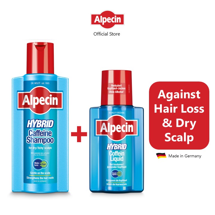 Alpecin Dry/Itchy Scalp XXL Kit (Hybrid Shampoo 375ml + Hybrid Scalp