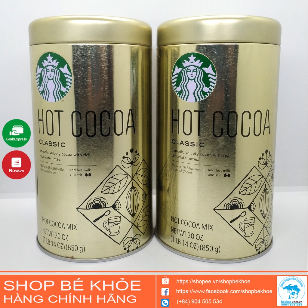 Cocoa Classic STARBUCKS Hot Cocoa Classic Powder 850g Usa Shopee