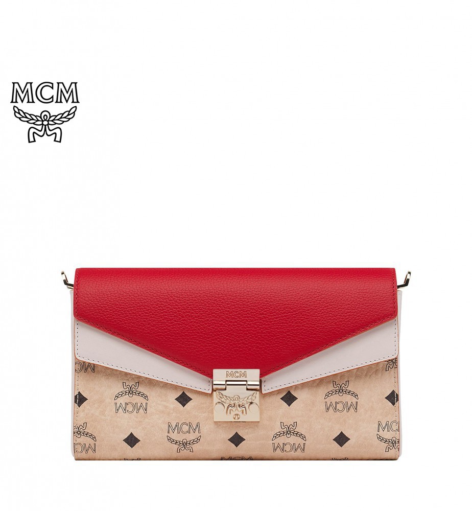 MCM Millie Flap Crossbody in Visetos Leather Block Shopee Singapore