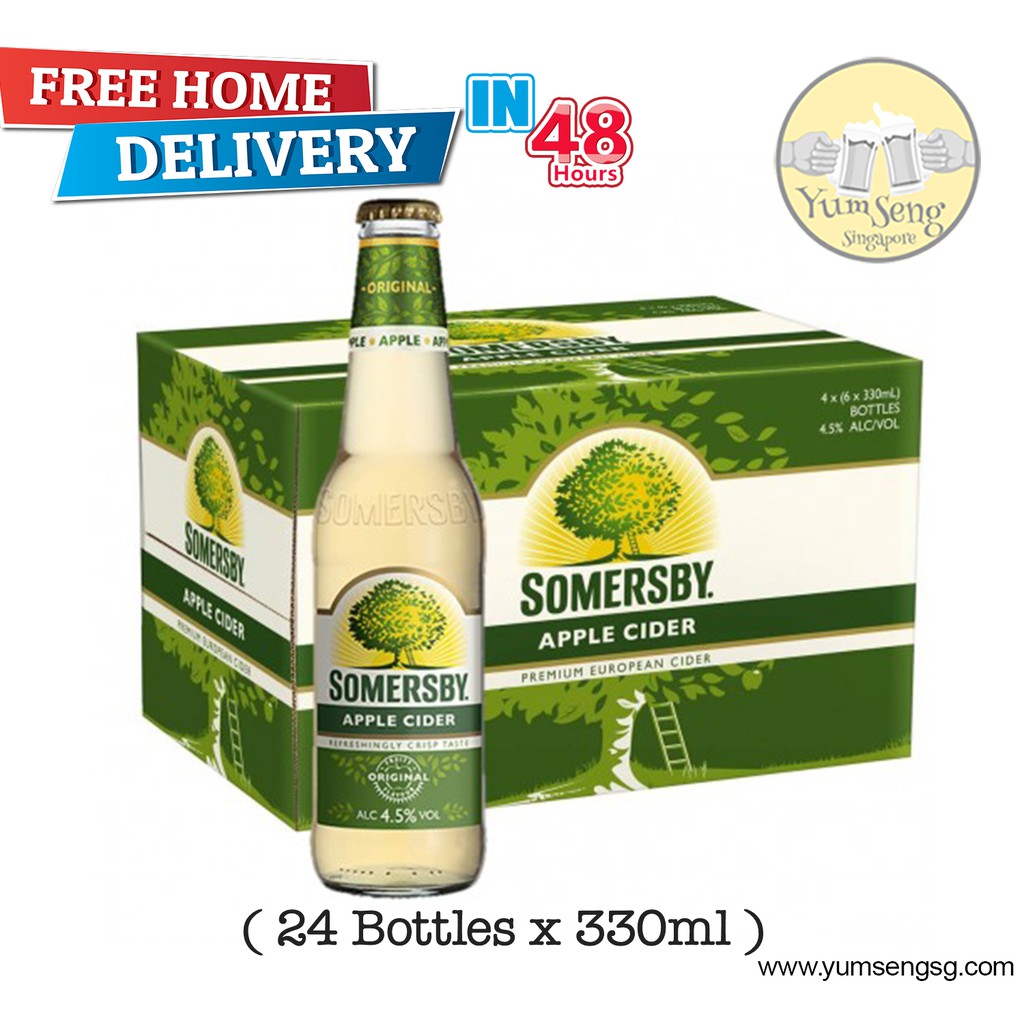 Somersby Apple Cider Bottles 24 bottles X 330ml [ EXP December 2023