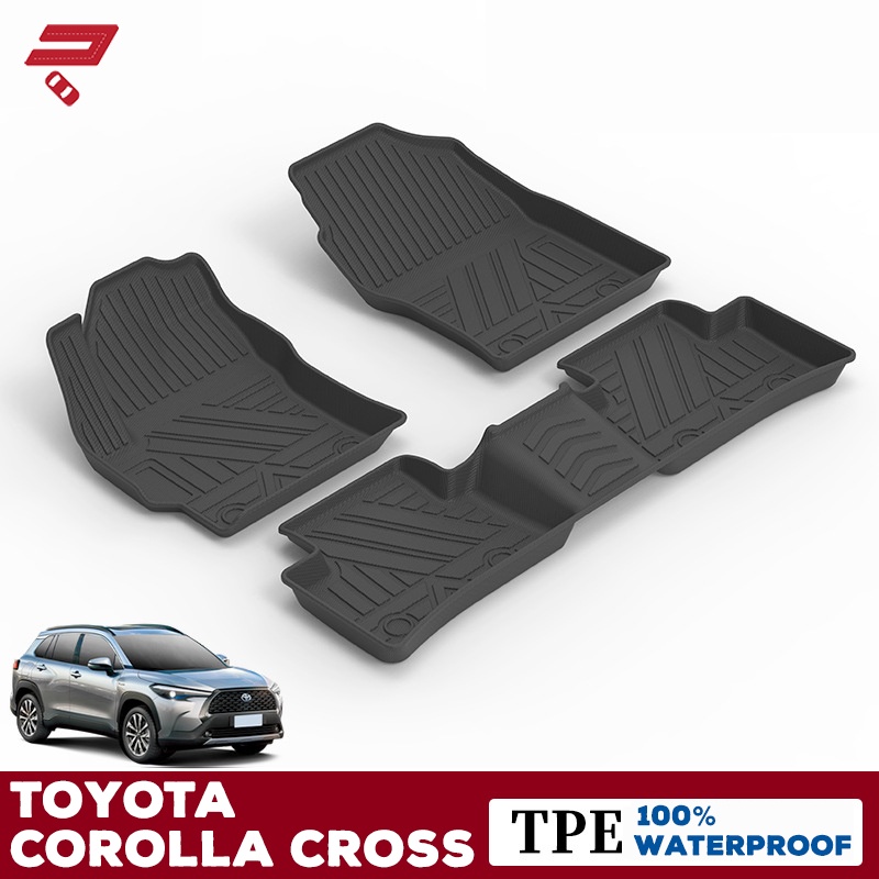 Floor Mats For Toyota Corolla Cross, Mazda CX5 Mold TPE (RY068