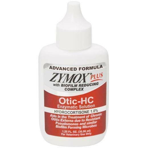 Zymox OticHC Plus Advanced Formula Enzymatic Ear Drops w/ 1 HC