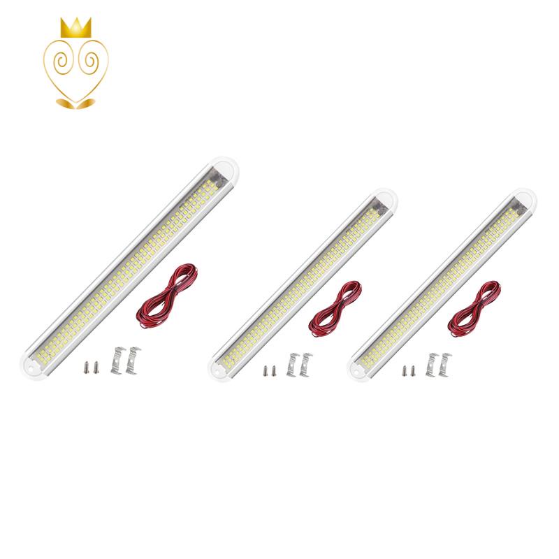 12V 120 LED Car Light Bar Van Interior Light Kit RV Interior Ceiling