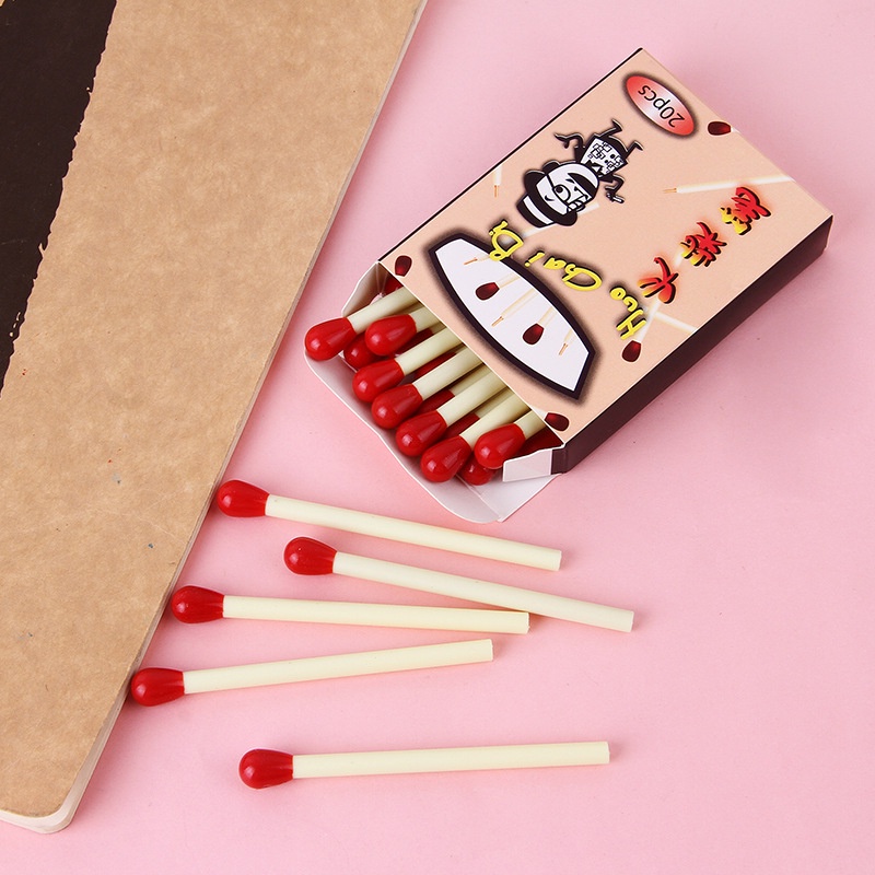 Refill 0.5mm Cute Match Ballpoint Pen Creative Simulation Mini Primary