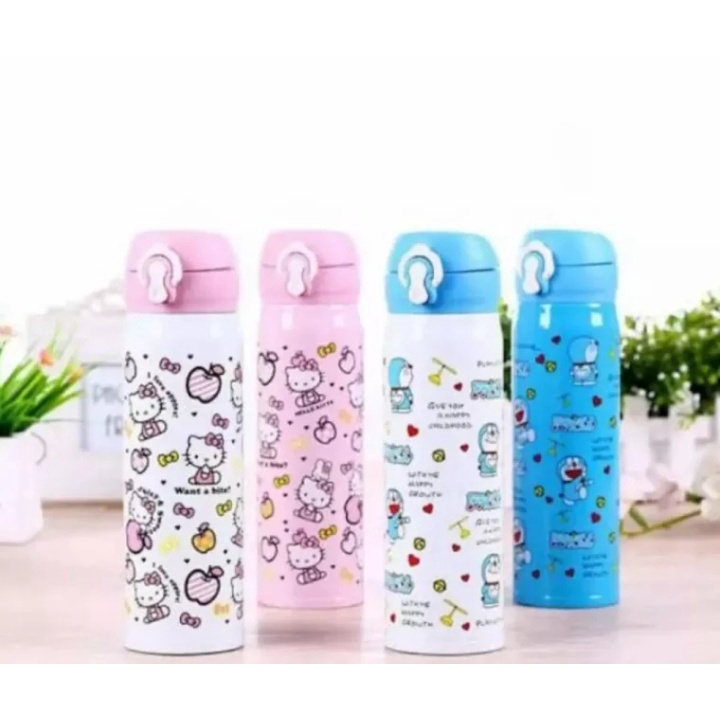 TERMOS Hot Water Thermos 500ml Character Tumbler Button Stainles Steel