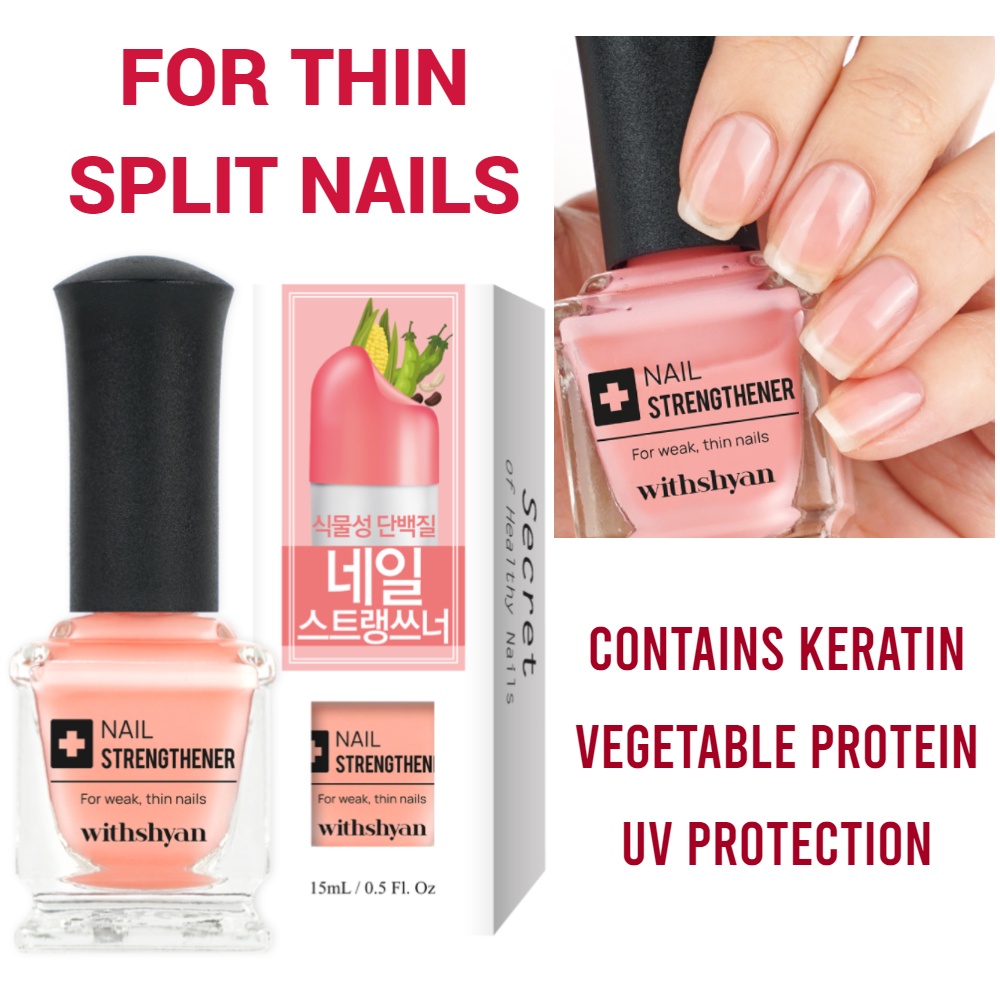 WithShyan Nail Strengthener and Hardener and Cuticle Care Shopee