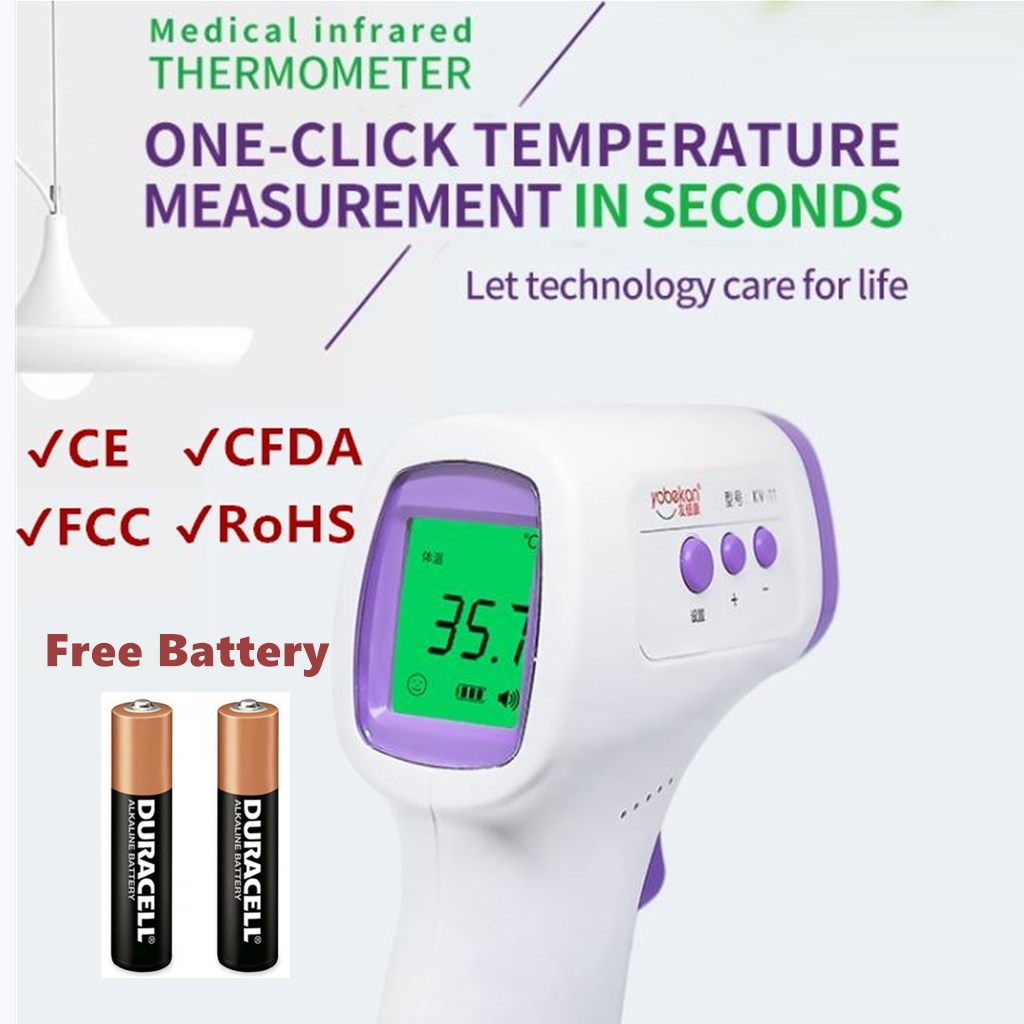 Free Battery Noncontact Medical Thermometer Hospital Grade Digital