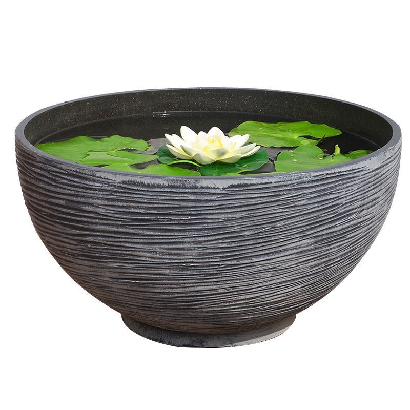 Largecaliber flowerpot, large water tank, lotus pot, lily bowl, lotus
