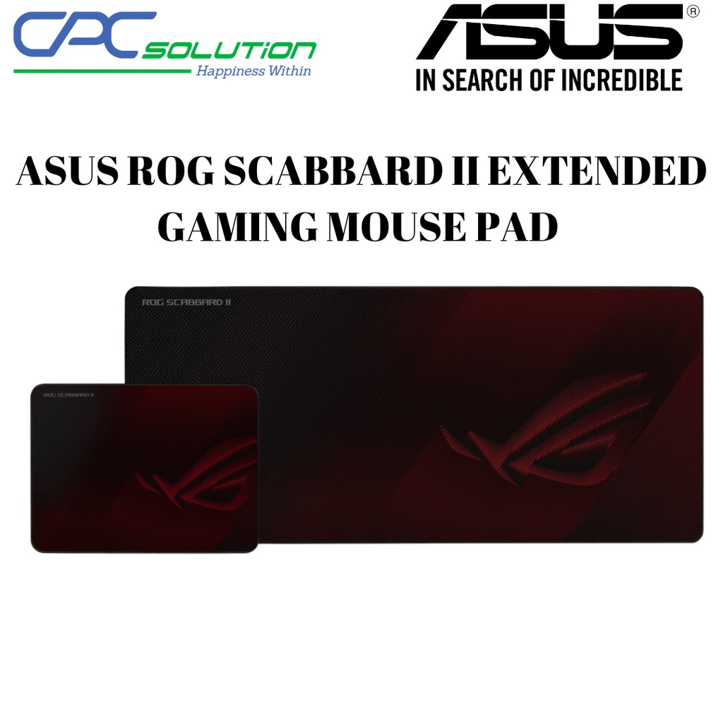 ASUS ROG SCABBARD II EXTENDED GAMING MOUSE PAD Shopee Singapore