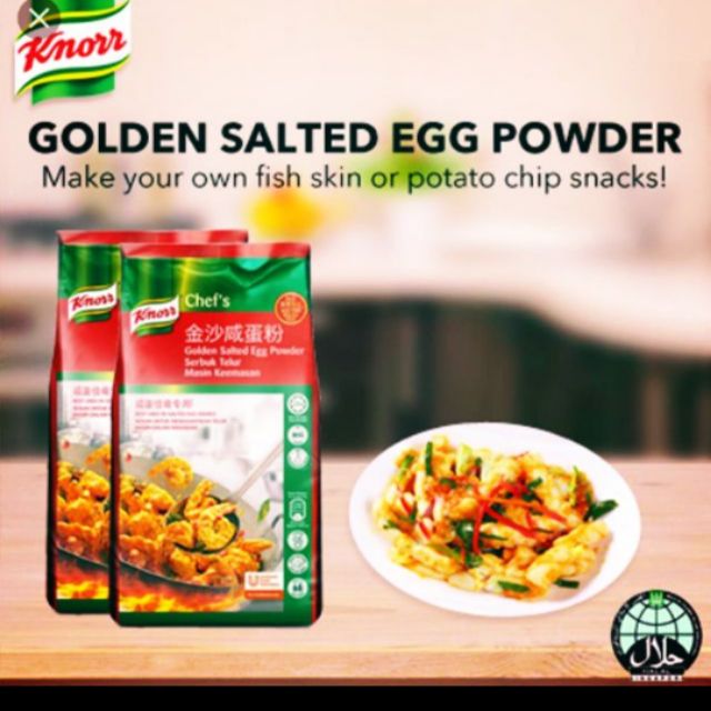 Knorr Salted Egg Powder 100gm RePacked *HALAL* exp 16/12/2022