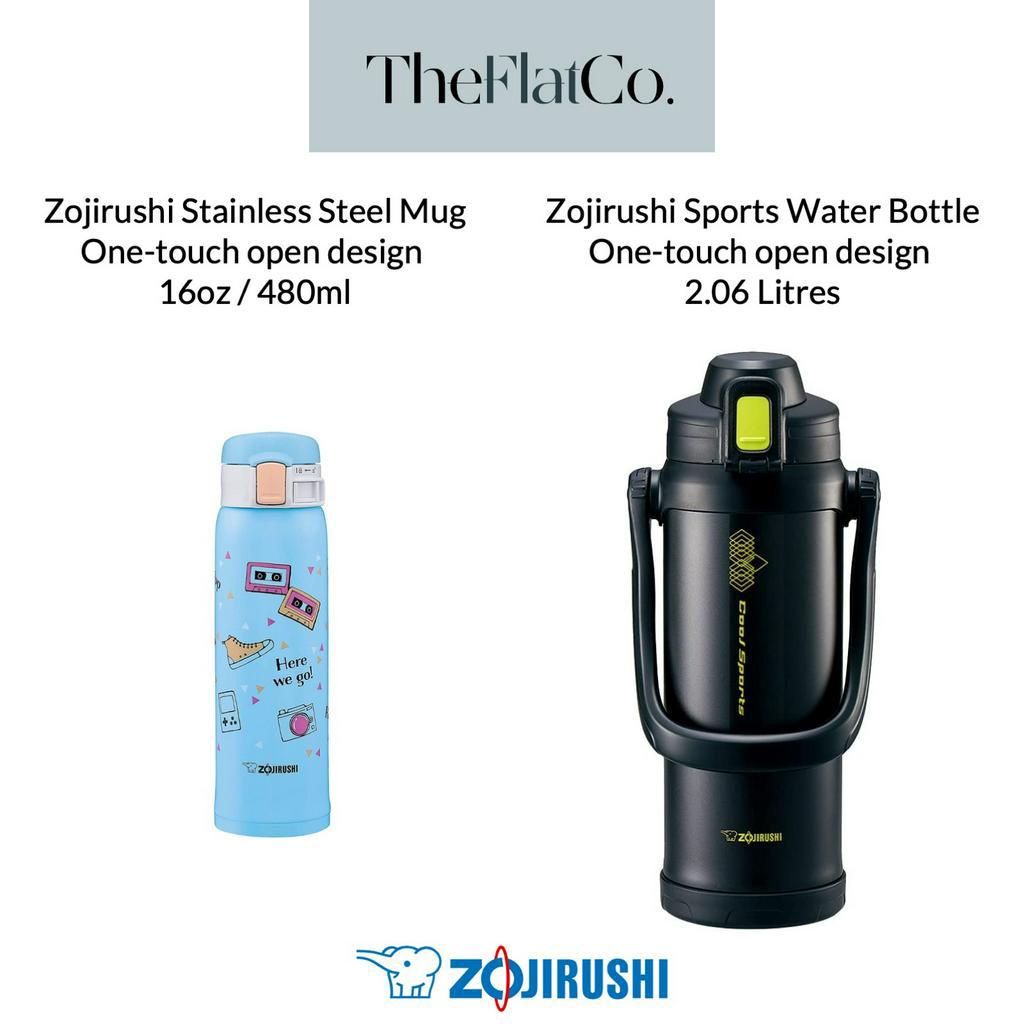 [SG Local Stock] Zojirushi Water Bottle, Stainless Steel Mug, Double Walled Insulated
