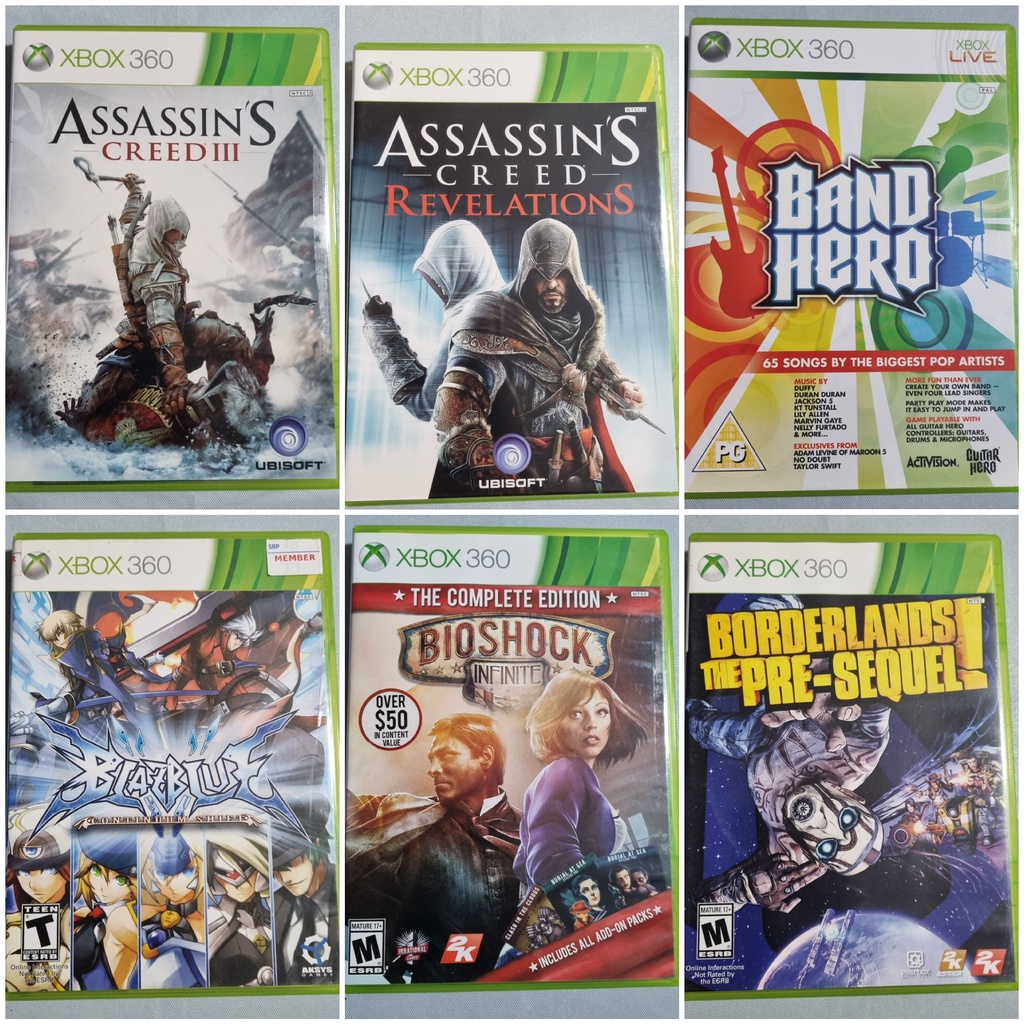 Xbox 360 Games (Used) Shopee Singapore