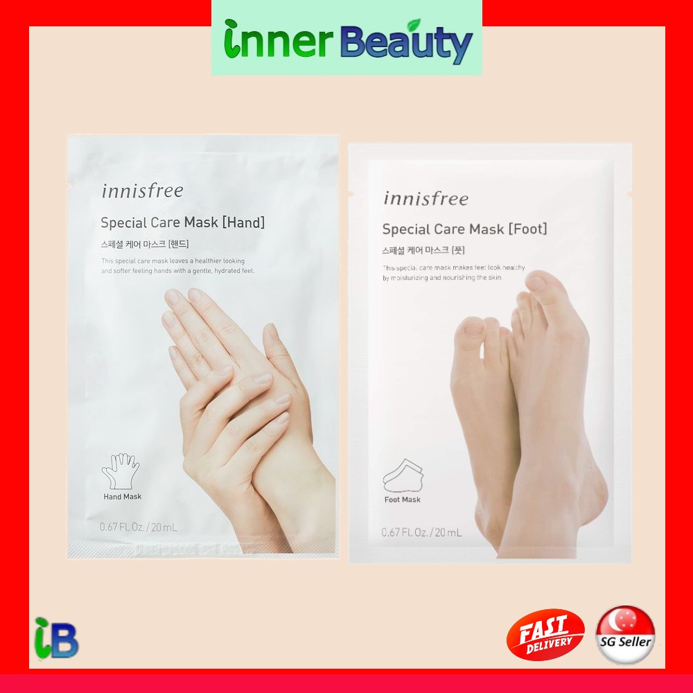 innisfree Special Care Mask [Hand], [Foot] 20ml Shopee Singapore