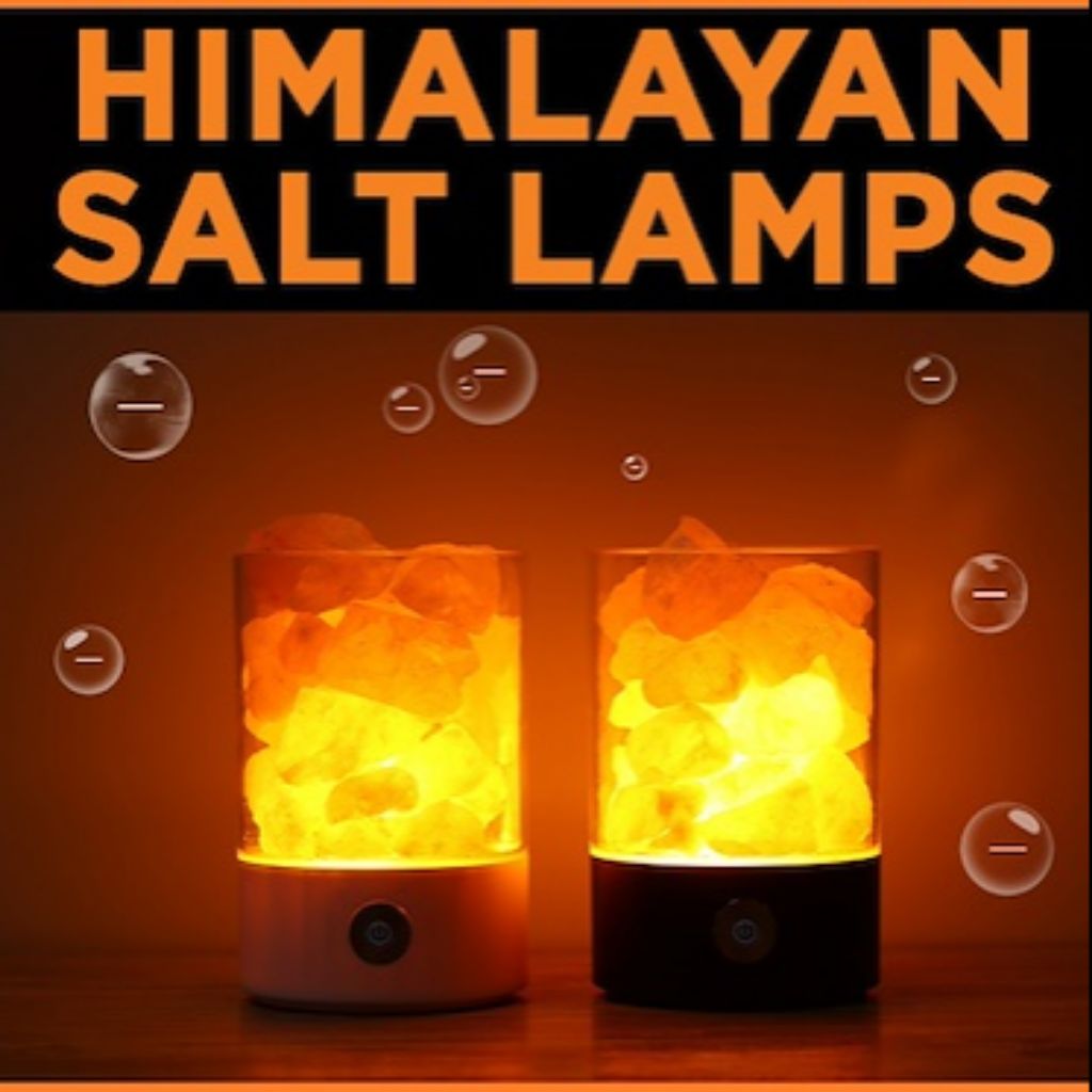 Himalayan Salt Lamp Air Purifier. Powered by USB. Salt Rock Provided