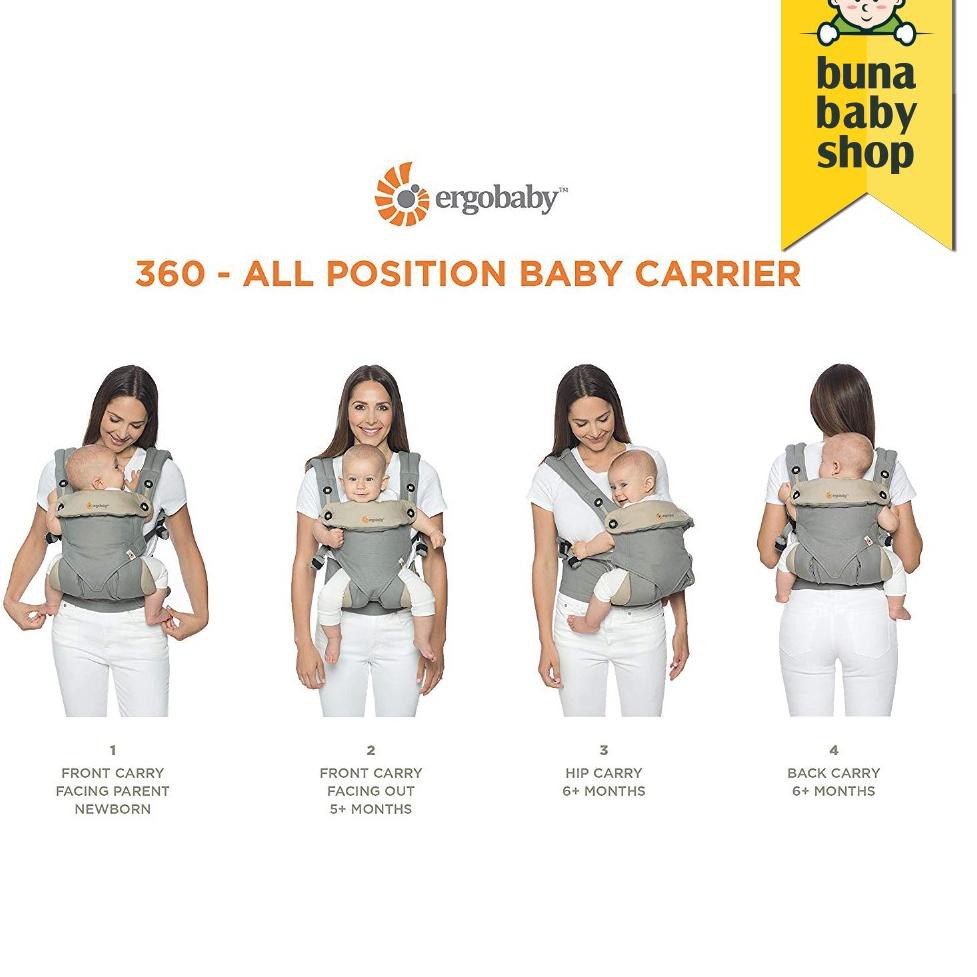 Ergo BABY Multifunctional BABY CARRIER FOUR POSITION CARRIER 360