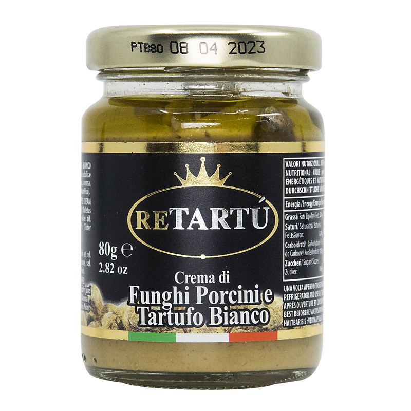 Retartu Porcini & White Truffle Cream, 80g WSHT [Italy](Expiry8/4